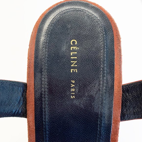 Celine Leather Suede Platform Heel - Picture 6 of 7